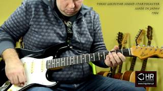 TOKAI GOLDSTAR SOUND STRATOCASTER JAPAN 1984 [upl. by Ardme]