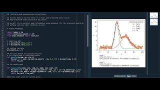 Peak Deconvolution Peak Extraction using python in 2 minutes [upl. by Hamlen]