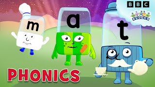 One Syllable Words  Phonics for Kids  Learn To Read  Alphablocks [upl. by Euginimod545]