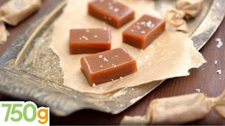 Recette de Caramels mous au beurre salé  750g [upl. by Haridan933]