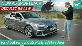 Audi A5 Sportback 2021 review  Chasing Cars [upl. by Anitsirhk]