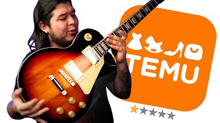 COMPRE LA GUITARRA ELÉCTRICA MÁS BARATA DE TEMU 🎸 [upl. by Mercedes]