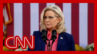 Liz Cheney slams Trump during campaign stop for Harris [upl. by Naryt]