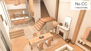 The Sims 4 Townhouses Part 2  No CC  Stop Motion Speedbuild [upl. by Ylrebmik835]