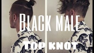 Top knot tutorial for Black men Finally [upl. by Samale]