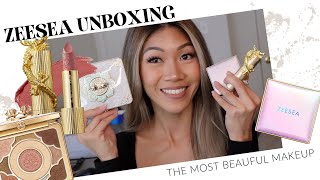 ZEESEA UNBOXING  THE MOST BEAUTIFUL MAKEUP  Nadia Ngo [upl. by Rumit]