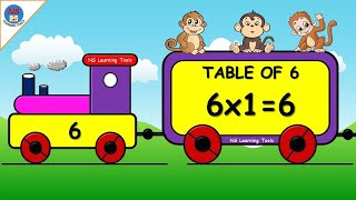 Table of 6 6x16 Multiplication Maths Tables Learn Multiplication 6 ka pahada 6 Times Tables [upl. by Stephania804]