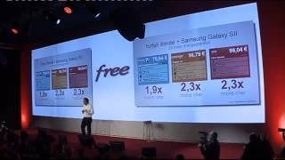 Xavier Niel  Lancement historique de Free Mobile [upl. by Altheta]