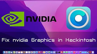 Fix Nvidia graphics driver issue in Hackintosh  openCore patcher  macOS Monterey [upl. by Yelloh396]