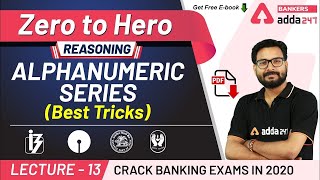 Alphanumeric Series Reasoning Tricks  Adda247 Banking Classes [upl. by Arielle]