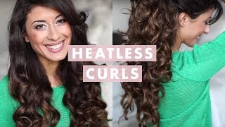 Heatless Curls Hair Tutorial [upl. by Dean405]