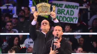 CM Punk and The Rock respond to The Shields attack on The Great One SmackDown Jan 25 2013 [upl. by Robina597]