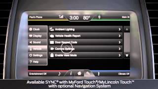 SYNC® with MyLincoln Touch™ Changing Rear View Camera Settings  Lincoln Howto Video [upl. by Murtha]