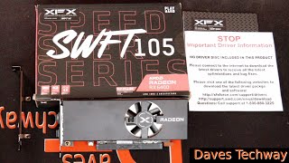 XFX Speedster SWFT105 Radeon RX 6400 GPU Unboxing and overviewreview [upl. by Courtund826]