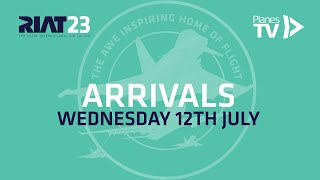 Royal International Air Tattoo 2023  Wednesday Arrivals [upl. by Netsryk851]