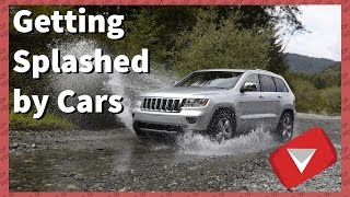 Getting Splashed By A Car Compilation TOP 10 VIDEOS [upl. by Melvin]