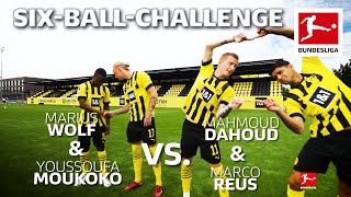 Reus amp Dahoud vs Moukoko amp Wolf  BVB Six Ball TargetChallenge [upl. by West]