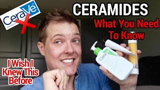 CERAMIDES Explained  The Best Ceramide Moisturizer CeraVe Free [upl. by Ainet]