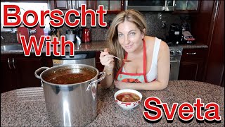 How to Make Borscht Authentic Ukrainian Style [upl. by Eeuqram]