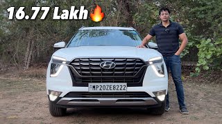 Fortuner se Double Luxury😍 2023 Hyundai Alcazar Facelift Review  15 Turbo Petrol [upl. by Cheke]