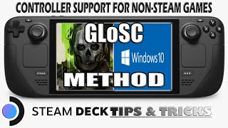 How to Set Up Controller Support for NonSteam Games GLoSC Method Steam Deck Tips [upl. by Neyugn]