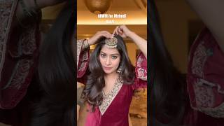 Get Ready with me for Mehndi ♥️ Day  1 krishnamukherjee indian wedding mehndi ootd ♥️🧿 [upl. by Ardnuas]