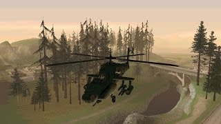 GTA San Andreas How to get the Hunter military heli Without cheats mods or Flight School [upl. by Eddie]