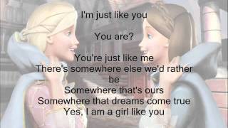 Im a Girl Like You Barbie as the Princess and the Pauper w Lyrics [upl. by Malina]