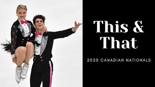 This and That 2020 Canadian Figure Skating Championships [upl. by Yendyc]