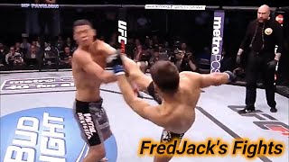 Josh Thomson vs Nate Diaz Highlights Thomson FINISHES Diaz mma ufc natediaz joshthomson [upl. by Mundt95]