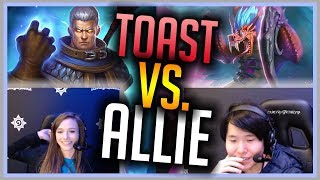 Allie vs Toast Both Perspectives  Khadgar and His Thicc Bois Hearthstone Rise of Shadows [upl. by Hughett]