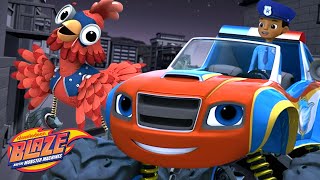 Police Car Blaze Solves A Crime  Blaze and the Monster Machines [upl. by Beverley]