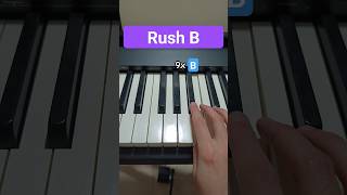 How to play RUSH B piano tutorial part 1 [upl. by Rudwik]