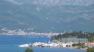 Visual landing at Tivat airport LYTV RWY14 [upl. by Kask]