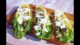 How to Grill Romaine Hearts  Best Grilled Romaine Lettuce Recipe [upl. by Vitia691]