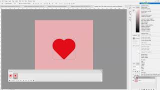 How create a simple animated GIF using Photoshop [upl. by Atsiuqal]