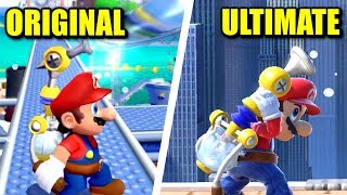 Smash Ultimate  Origin of Mario Moves Animations amp Costumes [upl. by Karolina983]