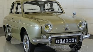 Renault Dauphine export modell 1964 discbrakes and 4 speed gearbox VIDEO wwwERclassicscom [upl. by Ibrad]