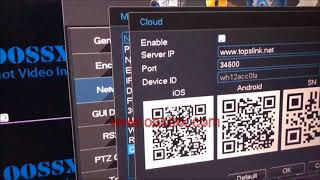 OOSSXX DVR App IOS Setup Demo video [upl. by Neitsirk]