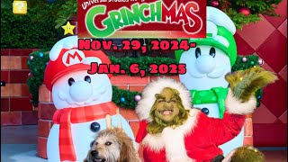 Grinchmas 2024 at Universal Studios Hollywood The Holidays returns Nov 29 2024  Jan 6 2025 [upl. by Niarbo]