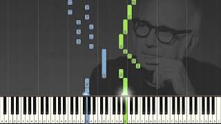 Divenire  Ludovico Einaudi  Piano Tutorial  Synthesia  How to play  Easy Piano [upl. by Jammie192]