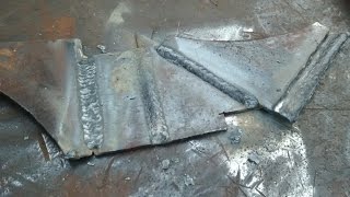 Welding self shielded flux core  howto [upl. by Gilberto878]