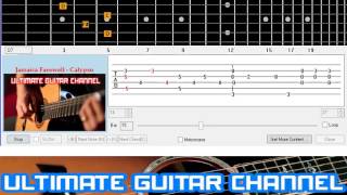 Guitar Solo Tab Jamaica Farewell  Calypso Harry Belafonte [upl. by Adiaj109]