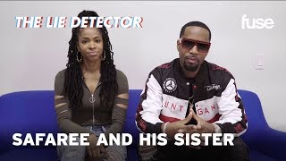 Safaree and His Sister Take A Lie Detector Test  Fuse [upl. by Stoeber]