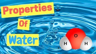 Properties of Water  Polarity  Hydrogen Bonds  Adhesion amp Cohesion [upl. by Natsuj]