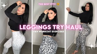 FITNESS TRY ON HAUL  LEGGINGS TRY ON REVIEW  YOGA PANTS amp WORKOUT GEAR FITNESS HAUL [upl. by Sabsay651]