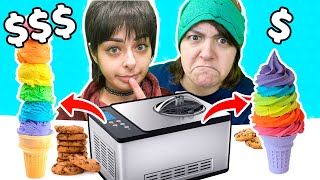 400 Testing Cheap Vs Expensive Ice Cream Maker Machines [upl. by Antipas428]