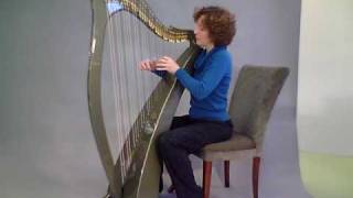 Heartland Harps Delight Carbon Fiber Harp in Sage Green [upl. by Craggie]