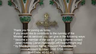 Holy Communion for Generosity week 13102024 1100 [upl. by Frohman646]