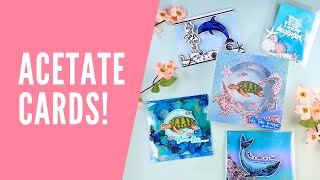 5 Ways to Create Stunning Acetate Cards [upl. by Alys]